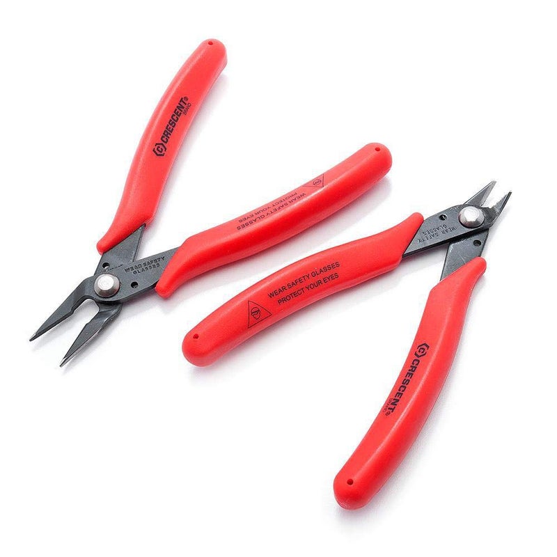 Crescent Brand Miniature Cutters & Needle-Nose Pliers Set Item S2KS5~Hobbyist and General Electronics Use - Image 3